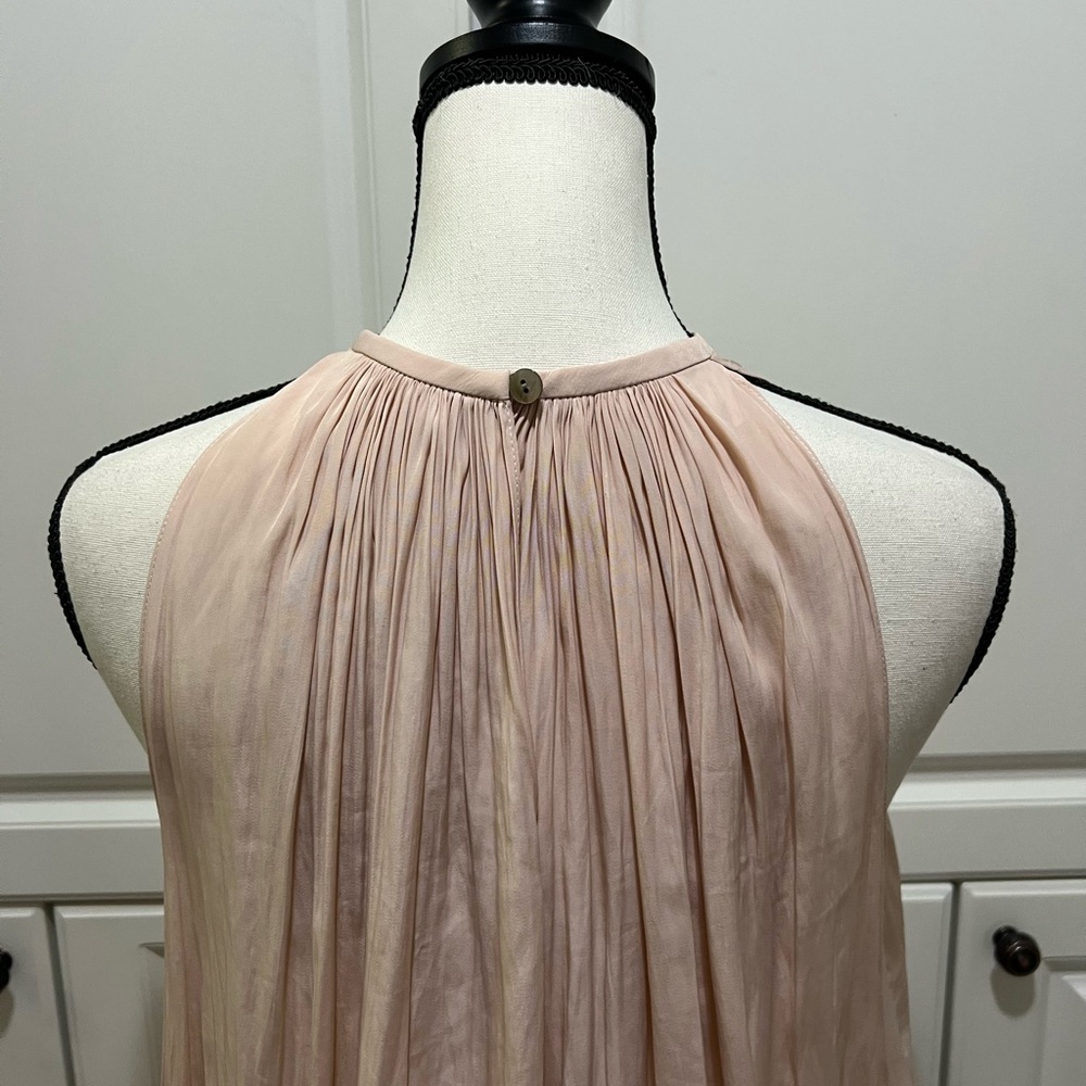 *New Ramy Brook Paris halter top |smocked waist Dress Sz Small - Picture 6 of 7